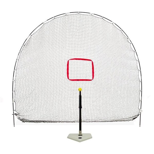 Heater Sports HS4999 Hitting Station 3-in-1 Spring Away Tee & Sports Net HS4999 - main